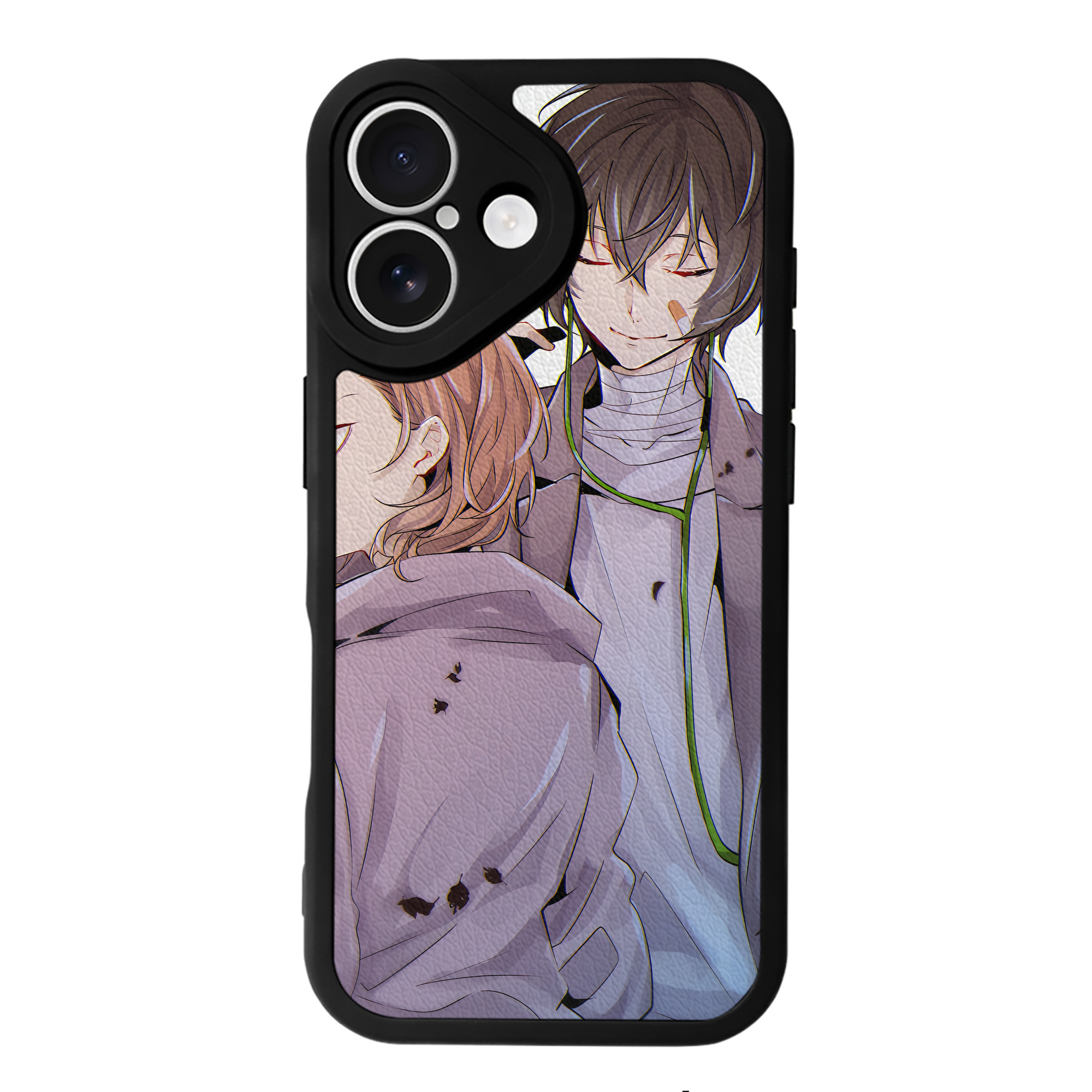 （画像用） 文豪ストレイドッグス Bungo Stray Dogs 【iPhone 16シリーズ対応】シリコンスマホケース（レザー調） 材質：シリコン